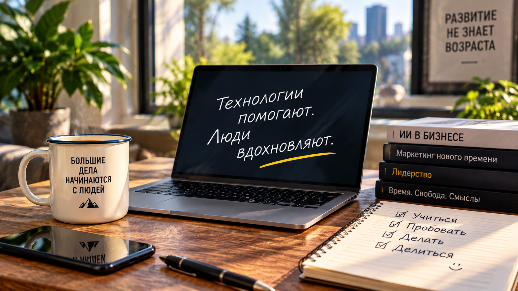 Технологии могут ускорить работу. Но решения, отношения и лидерство по-прежнему остаются за человеком.